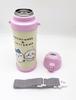 OSK Direct Stainless Steel Water Bottle 800ml with Chiikawa Keeps Drinks Direct Cute Design, Strap, Lock, One-Push Opening, Cold, Drinking, Design,