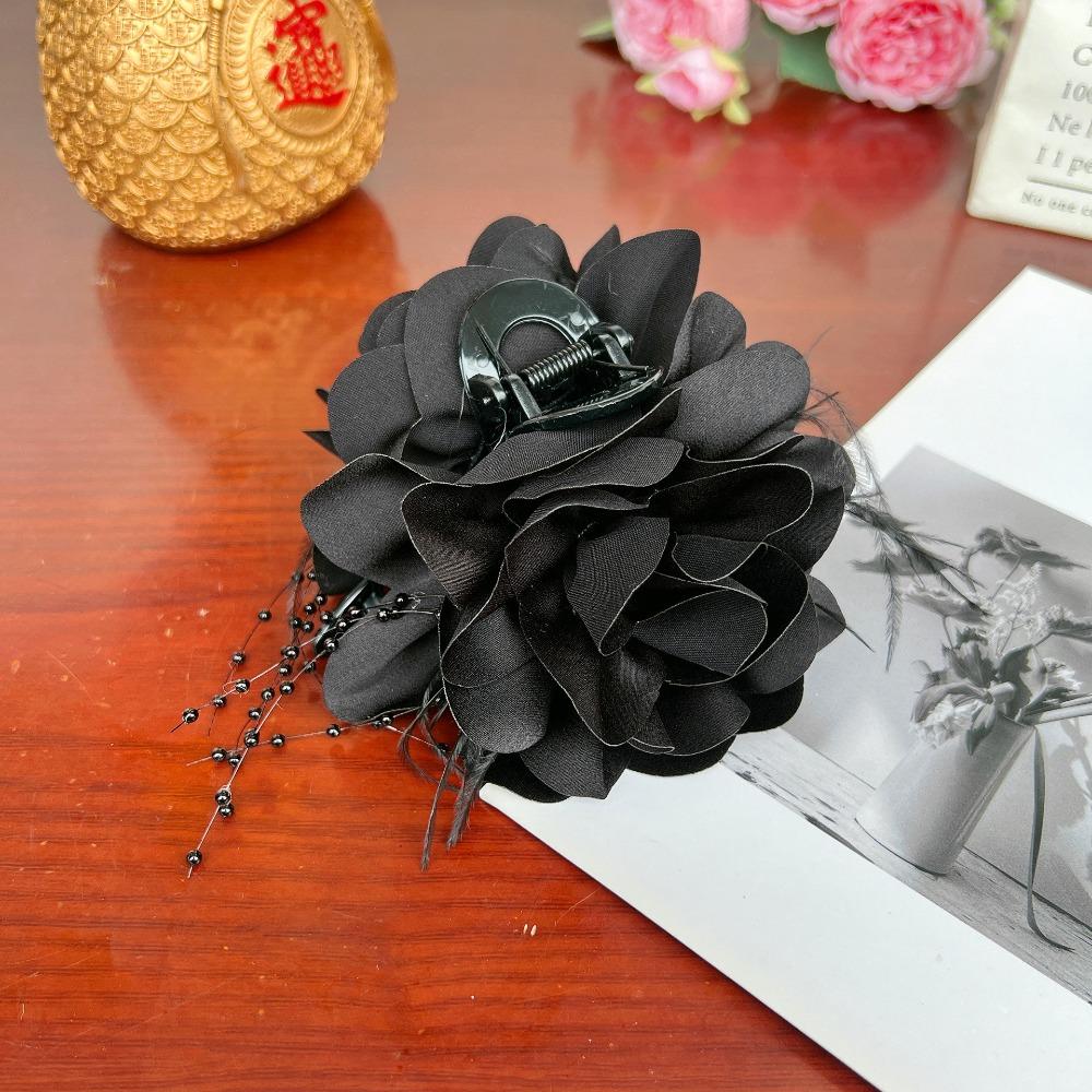 

Сетчатый зажим-зажим Пластиковый зажим-акула Новые заколки-цветы для волос 8