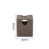 Fit For Lexus ES200 ES350 ES300H ES260 Dark Brown Car ISOFIX Child Seat Belt Buckle Hook Cover Rear Seat Safety Accessory