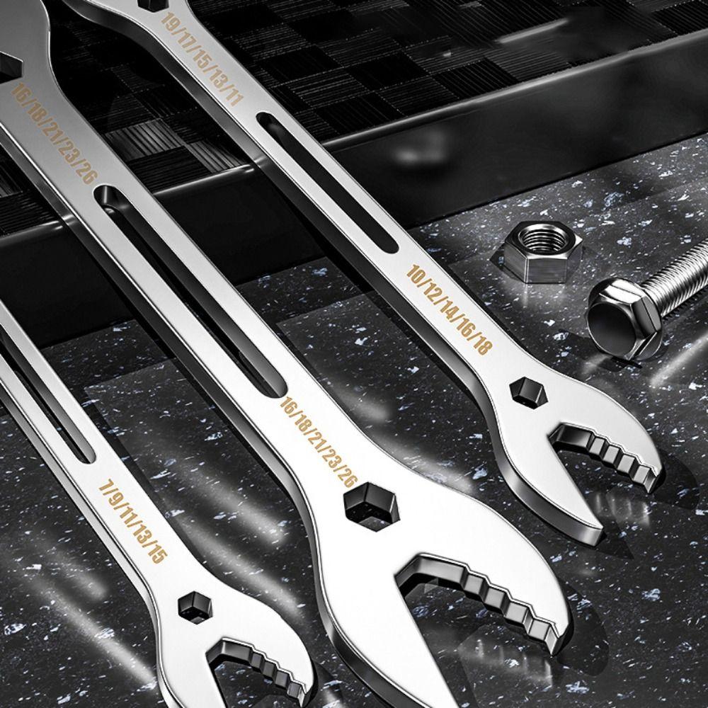 5pcs/set High Torque Double-ended Wrench Anticorrosive Wrench Set Open End Wrench  Door and Window