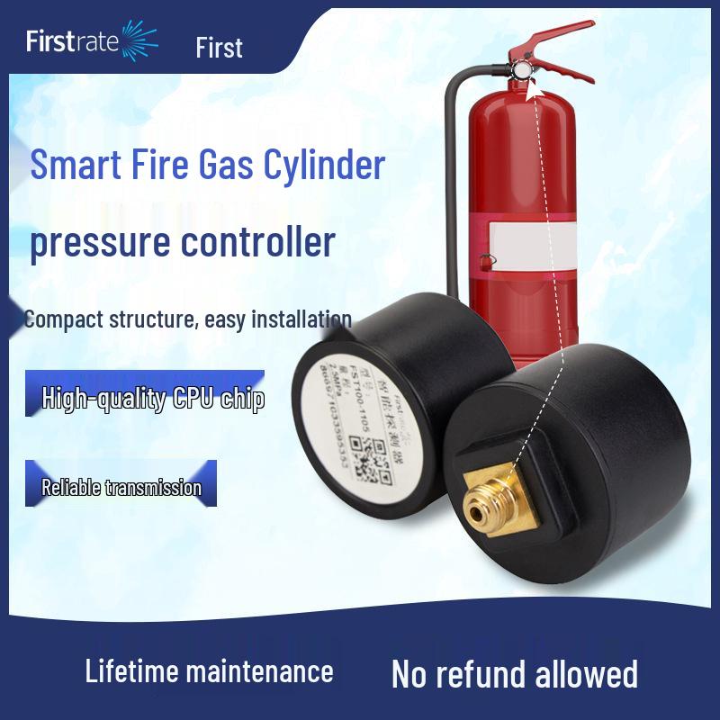 Smart Wireless Fire Extinguisher Sensor: NB-IoT/LoRaWan Pressure Gauge 2.5Mpa [NB-IoT Communication]