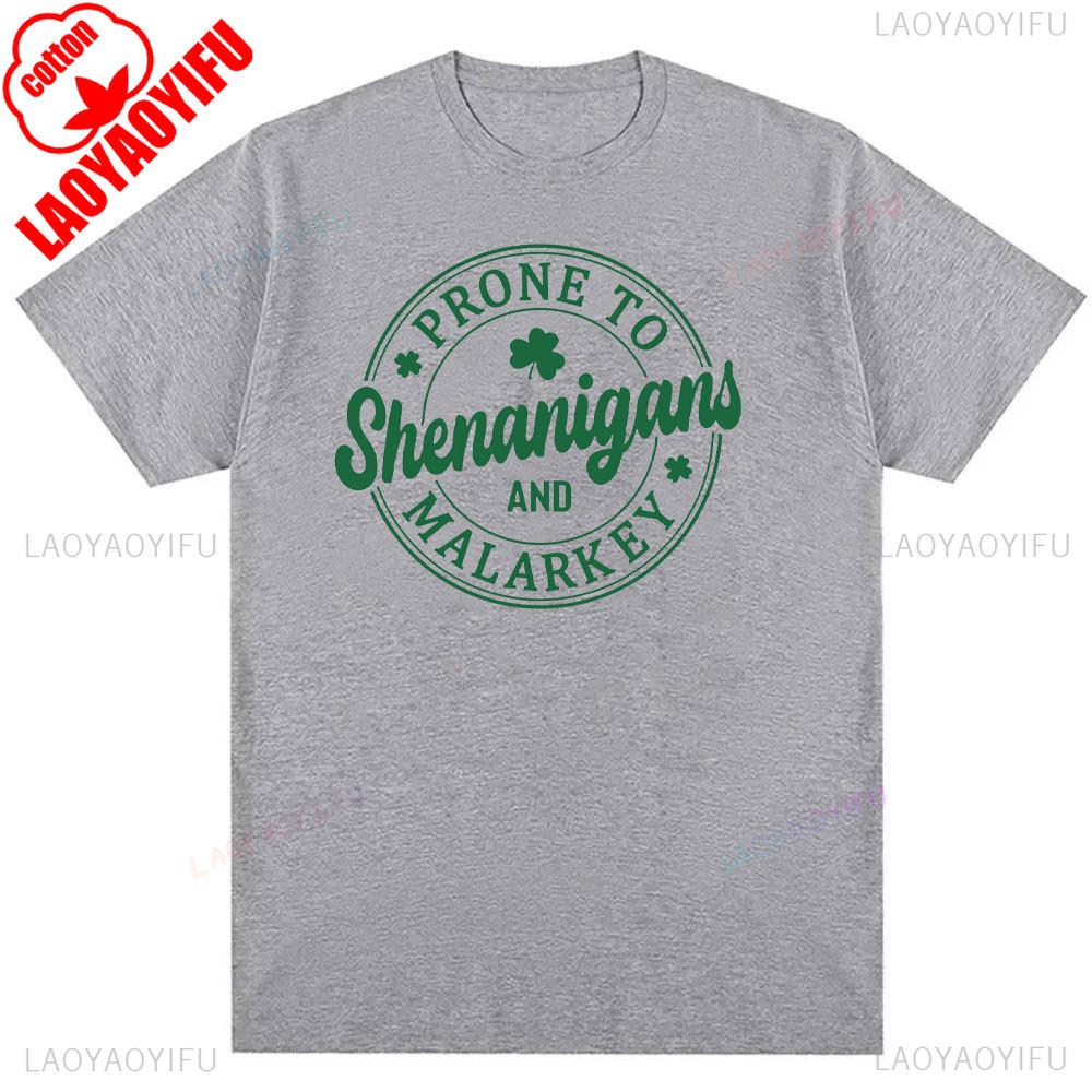 Womens St Patricks Day Shirts Let The Shenanigans Begin Shirt Lucky T Shirt graphic t shirts