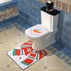 Toilet Seat Cover Decorations Christmas Bathroom Decor Includes Toilet Seat Cover, Rugs, Tank Cover