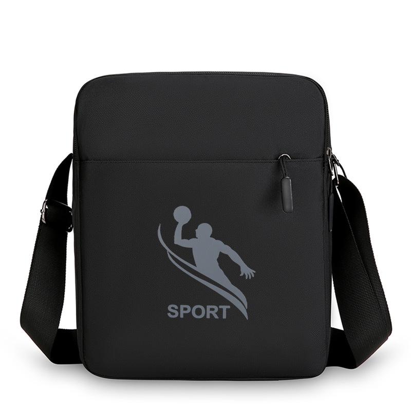 Bolso cruzado impermeable de tela Oxford para hombre, Bolso de mensajero casual de un solo hombro