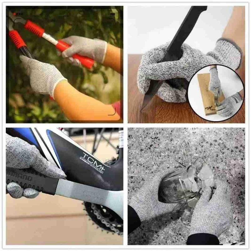 HPPE Level 5 Safety Anti Cut Gloves High-strength Industry Kitchen Gardening Anti-Scratch Anti-cut Glass Cutting Multi-Purpose