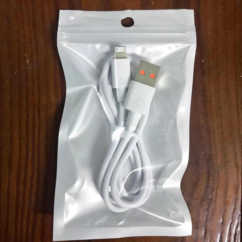 Apple & Huawei 66W Fast Charger Set with 6A Cable, 3C Certified