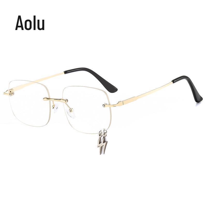 

2025 Trendy Frameless Sunglasses with Metal Frame for Men and Women - Perfect for Outdoor Travel