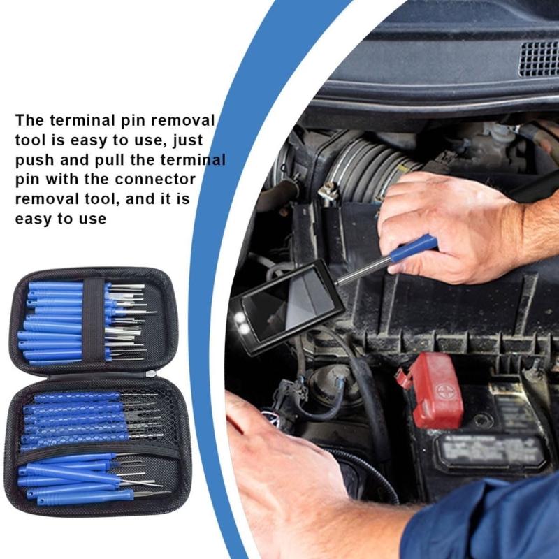 High Accuracy Aircraft Plugs Pin Extractor Kit Terminals Removal Tool Set Cfor Motorcycle & Auto Electrical Maintenance