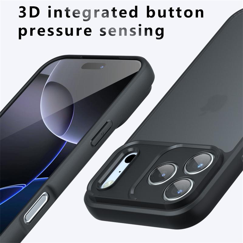 Translucent Matte Phone Case For iPhone 17 Pro Max Anti-knock Matte Back Cover For iPhone 17 Air Case For iPhone 17 Pro Max Case