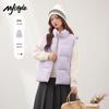 MJ STYLE Women's Winter Reversible & Stand Collar Vests