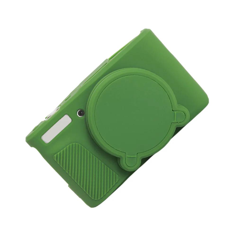 Soft Silicone Protective Case For Canon SX740 SX730 Camera With Scratch Resistance And Easy Handling Slim Profile Green Pink