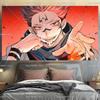Jujutsu Kaisen Cartoon Backdrop Anime Character Kids Boys Birthday Party Decor Baby Shower Photo Background Props Supplies