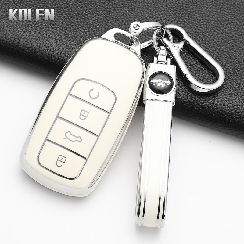 Fashion TPU Car Smart Key Case Cover for Chery Tiggo 8 Pro Tiggo 8plus New 5 Plus 7pro Chery Tiggo 7 Pro Max Omoda 5 C5 Keychain