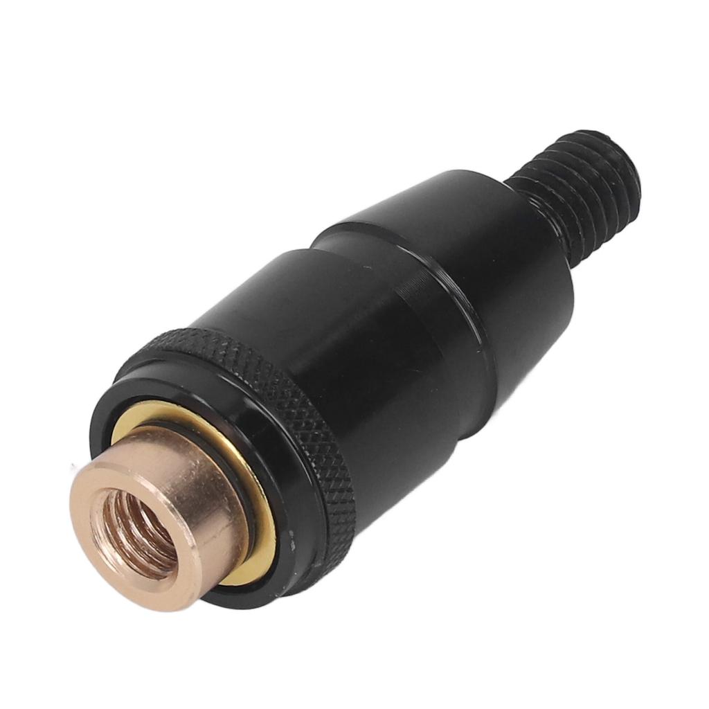 8mm Fishing Net Rod Pod Connector Anti Rotation Screw Net Head Adapter Universal Connector Fishing Accessories Black