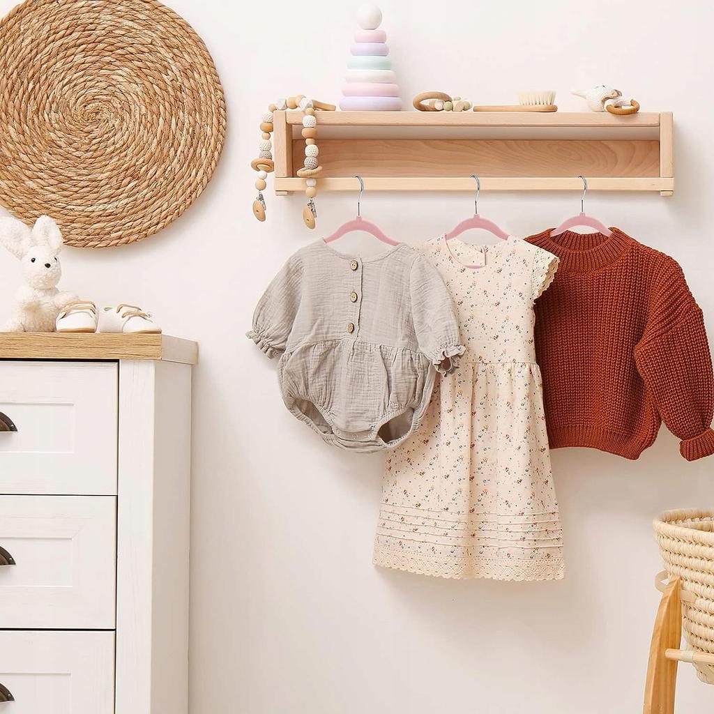 Wieszak Welurowy Mini Girl Komplet 30 Sztuk