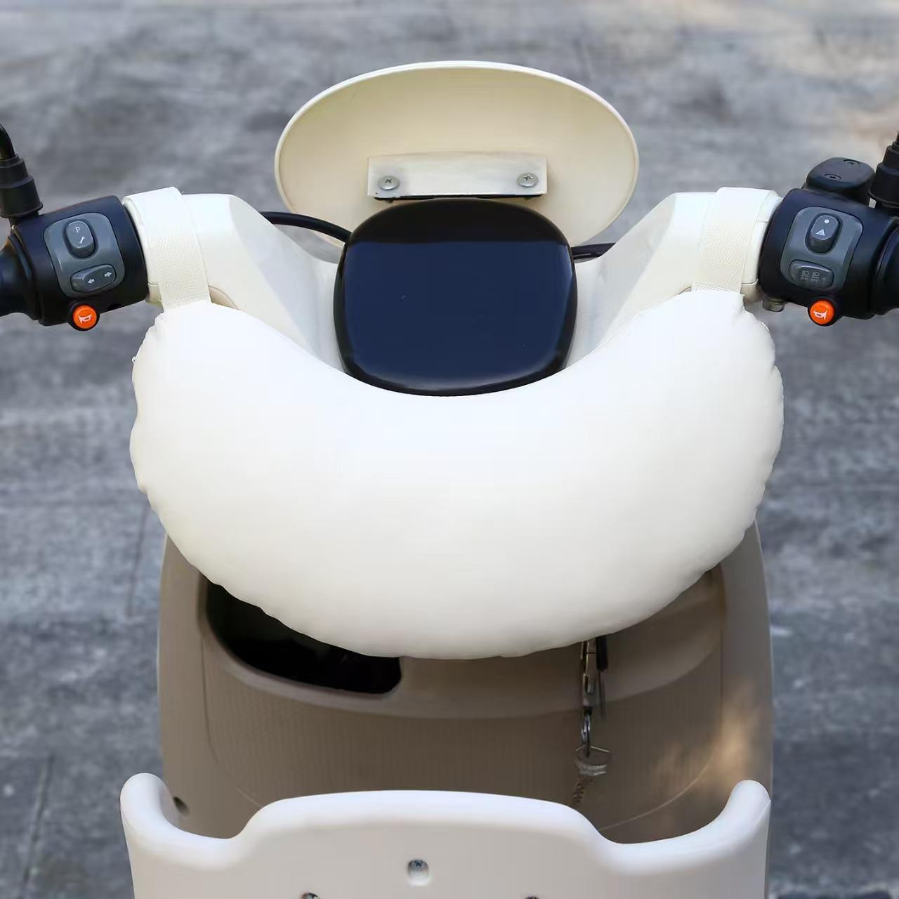 Electric Vehicle Child Seat Anti-Collision Head Protection Pad, Thickened & Waterproof