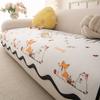 Cartoon Cute Wind Sofa Cushion  New Summer Ice Silk Sofa Mat Special-Shaped Leather Sofa Cover