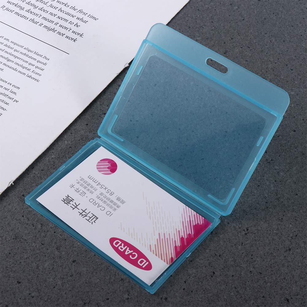Key Holder Transparent Name Tag ID Card Holder Badge Holder Bank Card Holder Name Card Cover