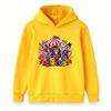 Kids Boys Girls Funny Circus Cartoon Print Hoodie Casual Long Sleeve Pullover Hooded Sweatshirt For Children Daily Wear