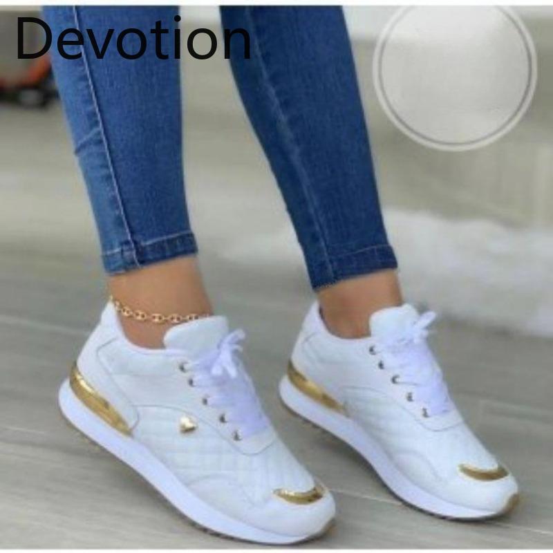 Plus-size Lace-up Sports Shoes Are A New Bestseller for Women's Casual Wear Devotion