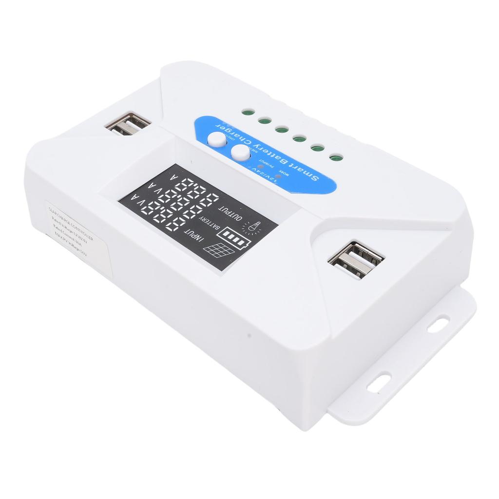 Solar Charge Controller 30A Auto Adaptive Solar Panel Charge Regulator Street Lamp Light Control for Phosphoric Li Ion