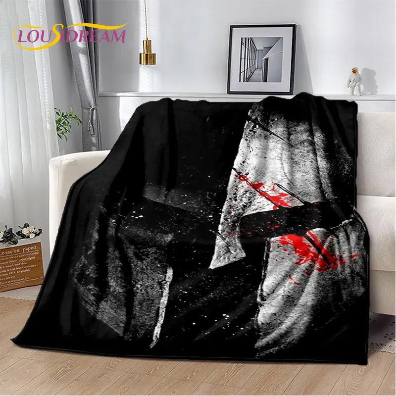 Cavalier Knight Templar Crusaders Game Měkká plyšová deka, flanelová deka Hodící deka do obývacího pokoje Ložnice Postel Sofa Piknik
