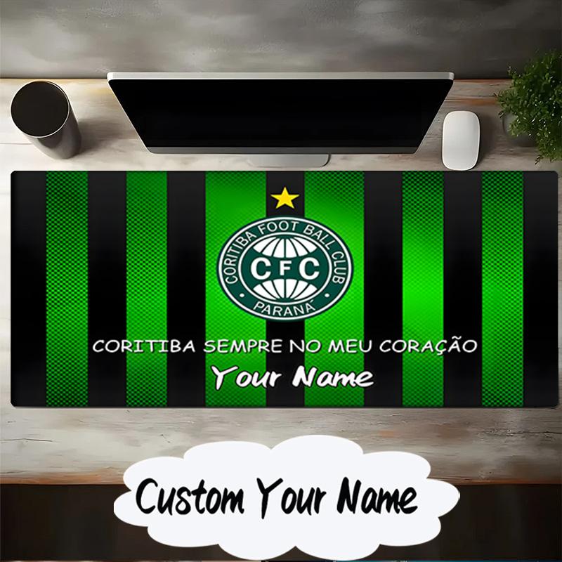 Custom Name Mouse pad Coritiba Football Club Return Mouse pad, Gaming Mouse Pad, keyboard pad, Desk Decor for computer notebook Fan Birthday Gift