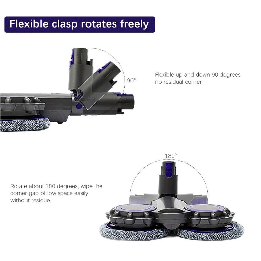 Electric Mop Head Attachment for Dyson V10 V11 Wireless Vacuum Cleaner