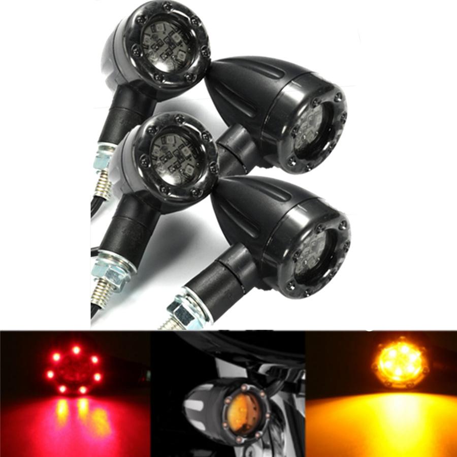 4x LED Turn Signals Light for Honda Shadow VT ACE Aero Spirit VLX 600 750 1100