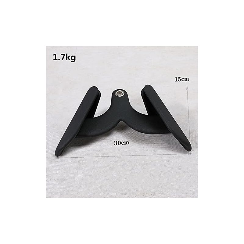 Gym/Home Cable Machine Attachment, Fitness Equipment Accessory, Rowing Training Handle, Lat Pulldown Bar, Slip Pull Bar-A (30cm)