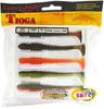Silikonová návnada Tioga Lucky John Pro Series MIX 3,9 palce/99 mm/5ks