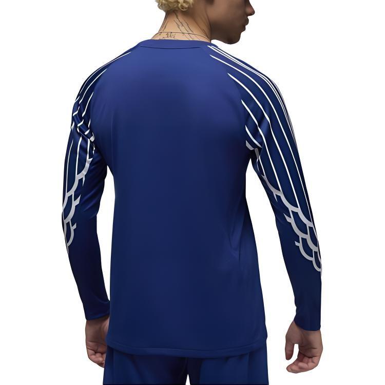 Jordan Paris Saint Germain 2024/25 Estádio Quarto Masculino JORDAN Dri FIT Futebol Réplica Manga Longa Camisa HJ0867-493