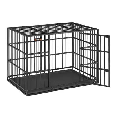 FEANDREA Heavy-Duty XL Dog Crate, Ink