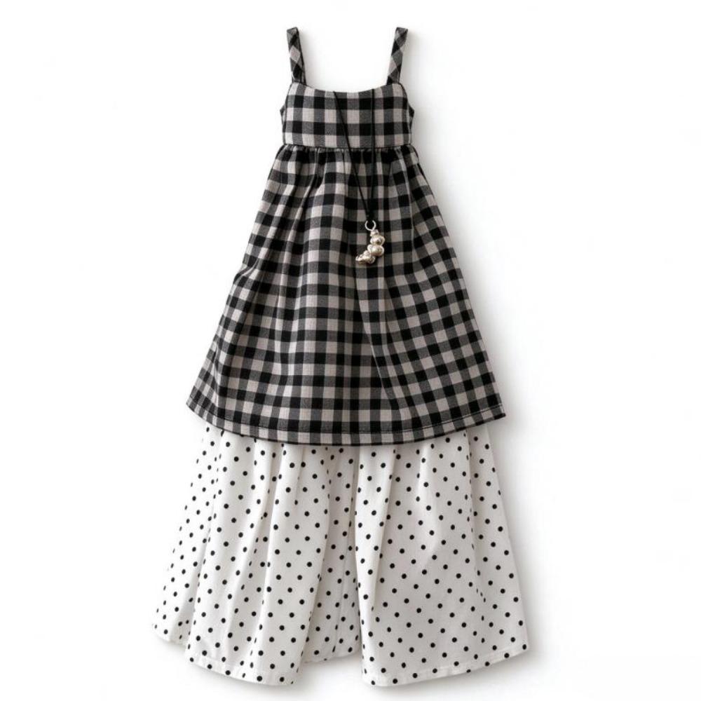 Winter Plaid Cami Dress Fashion Polka Dot Dress for Blythe Doll/For azone/ob22/ob24 1/6 BJD Doll