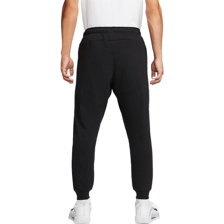 Nike FW22 Solid Color Mid-Waist Joggers Men Bottoms Black DQ4588-010