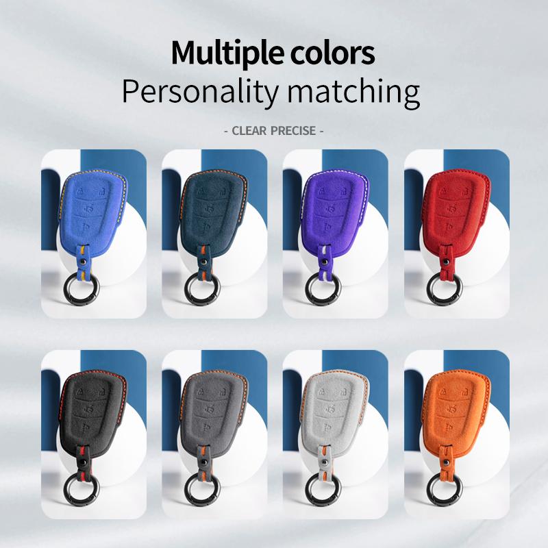 3 4 Buttons Car Key Case Cover Shell Fob for Cadillac CT4 CT5 CT6 XT4 XTS ATS-L ATS-L XT5 XT6 XTS Car Remote Key Accessories