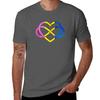 Polyamory Heart  Pansexual Pride Tshirt Fitness Training Breathable Tee
