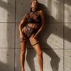 Women'S Three Pieces Erotic Hot Sexy Lingerie Sets With Garter Belts Eyelash Lace Bandage Push Up Bra And Thongs Sex Exotic Sets