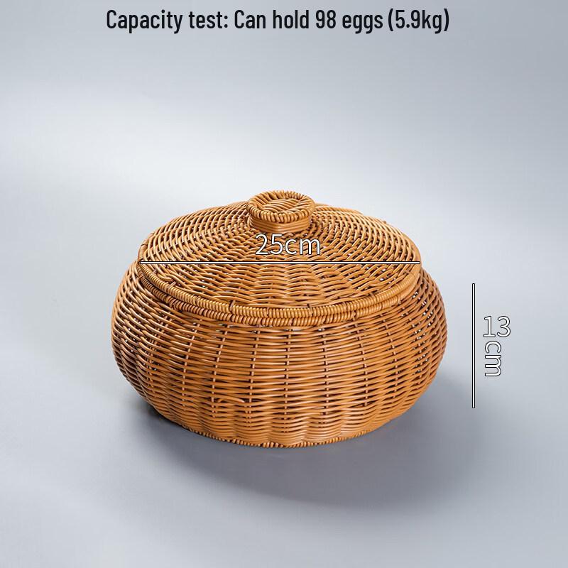 

New Chinese Style Imitation Rattan Storage Basket