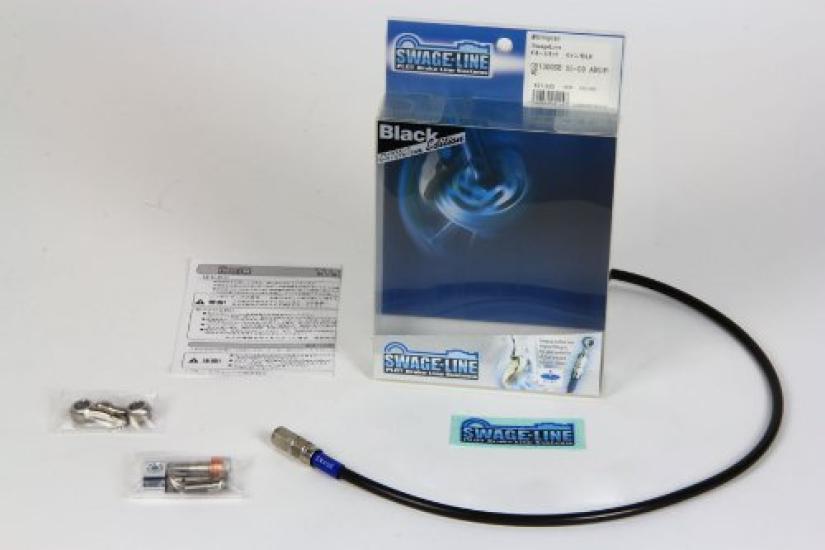 

SWAGE LINE Clutch Hose Kit Stainless Steel Black Smoke Hose GSX1400 STCB501 01-06