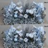 Wedding Aisle Blue Artificial Flower Row Decoration