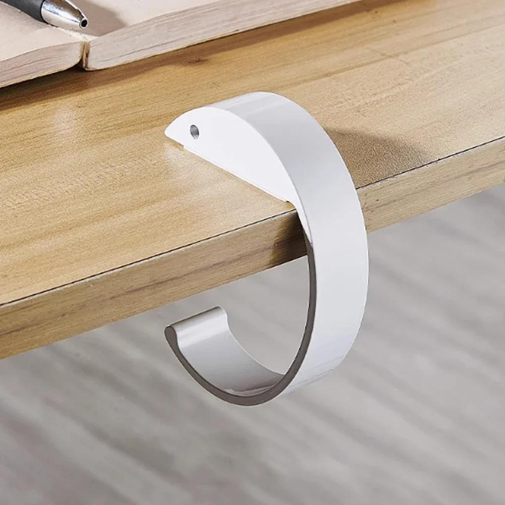 Punch-free Desk Edge Hook Adjustable Gaming Headset Desk Hanger Backpack Storage Hanging Hook Holder  Home Office Organizer