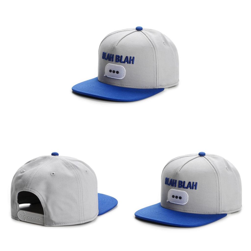 Blah Casual Adult Baseball Hat With Wide Brim Sunshade For Beach And Sports Use