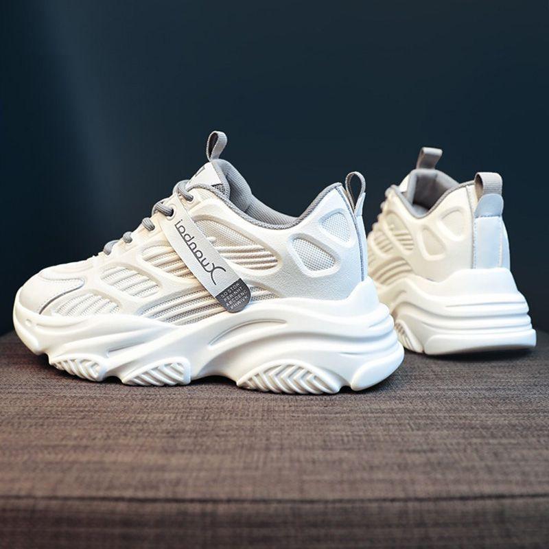 Inside Heightening Dad's Shoes Female Summer Thick Sole Sports Leisure Muffin Ins Tide Net Red Single Shoes