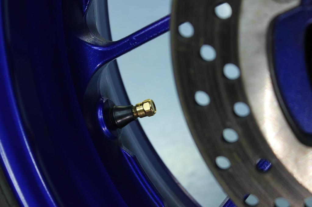 POSH FAITH Motorcycle Supplies Full Billet Air Valve Cap Short