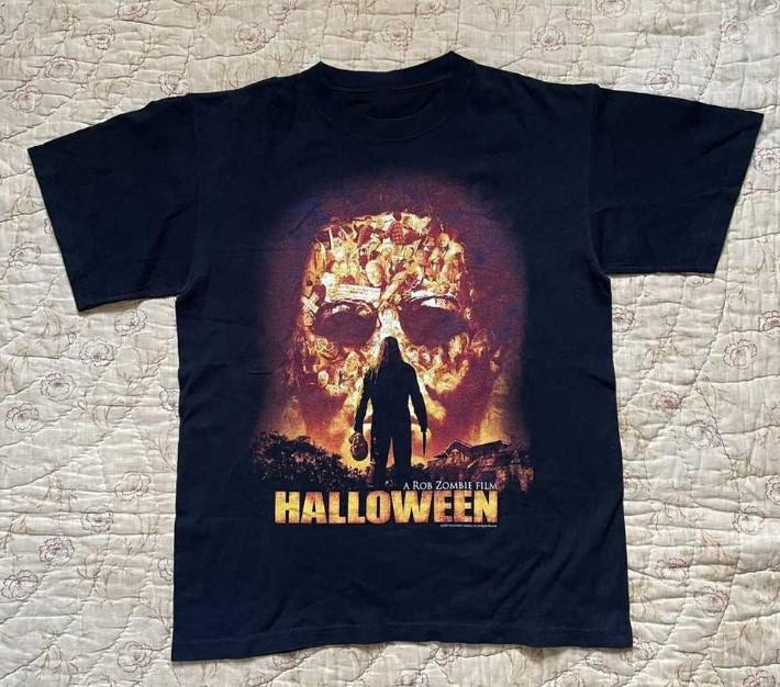Vintage Rob Zombie Halloween 2007 Movie Promo Horror T-Shirt Graphic Tee S-5XL XXXXL
