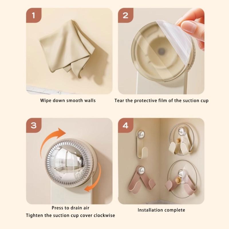 Without Drilling Kitchen Cabinet Lid Organizers With Adjustable Designs Home Accessory for Easy Installation Holder