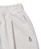 GAKKAI UNIONS One-Pleat Wide Sweatshirt Jogger Pants Oatmeal