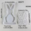 Reusable Silicone Display Ornament Molds For Crafting Rabbit Decorations And Hanging Rings Great For Festive Occasions