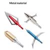 Compound Bow Arrow Tips Stainless Steel Replaceable Head Multi Styles Archery Training And Outdoor Use